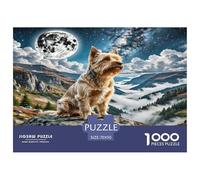 Welsh Terrier Rompecabezas 1000 Pieza Ajuste Adultos O Familias Juntos Juegos Educativos Puzzle Regalos para Adultos Cartón 100% Reciclado Decoración del Hogar 70x50cm/1000pcs