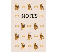 Welsh Terrier Stink Eye Notebook: Welshie, Dog lover, Dog Breed, Bones, Notepad, Journal, Writing Book, Hardback, 100 pages, Wide ruled, Christmas, Birthday, Stocking Stuffer, Gift
