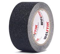 WELSTIK Cinta adhesiva antideslizante, cinta adhesiva antideslizante, fuerte seguridad adhesiva para uso en interiores y exteriores, 5 cm x 5 m, Negro