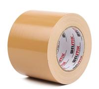 WELSTIK Cinta de conducto resistente al agua de 4 pulgadas, cinta de conducto industrial de grado profesional para reparaciones, manualidades, desgarro a mano 96 mm x 41 m, marrón