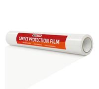 WELSTIK Película protectora transparente de 61 cm x 200 pies, rollo único. Protector de alfombra de plástico resistente y de fácil extracción para protección de superficies durante la construcción