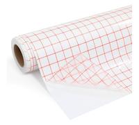 WELSTIK Rollo de papel de transferencia de vinilo, 30,5 cm x 15,2 m, cinta transparente termoadhesiva para HTV imprimible y estampada, manualidades grandes y pequeñas, prensa en caliente