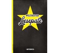 WELTBESTER LESEPATE: Notizbuch für Lesepaten A5 Journal linierte Seiten Geschenk für ehrenamtliche Vorlesepaten die Bücher vorlesen Geschenkidee als Dankeschön bei Leseförderung und Hilfe an Schule