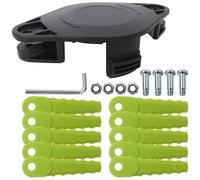 WELURE ACFHRL2 - Cabezal de repuesto para desbrozadoras RYOBI de 18 V de alimentación automática P2031, P2003A, P2003, P2060A1 con 10 cuchillas de carga rápida, 4 tornillos, 1 llave