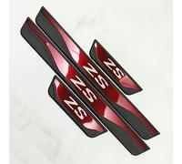 WEMAK 4 Piezas Acero Inoxidable Coche Protector Umbral Puerta para MG ZS 2017-2022 2023 Protección Accesorios,C