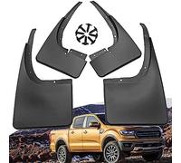 WEMAK 4 Piezas Guardabarros Faldillas antibarro para Ford Ranger 2011-2019 Protectores de SalpicadurasStyling Accesorios