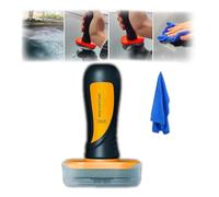 Wemas - Tabla de limpieza de vidrio, tabla de limpieza de vidrio Louisex 2 en 1 más repelente de lluvia, revestimiento de vidrio para parabrisas hidrofóbico, mejora la claridad y la visibilidad