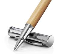 WEMATE Bolígrafo de lujo, 2 recambios de tinta adicionales (negro y azul), bolígrafo de escritura elegante, regalo de oficina para hombres, profesionales y ejecutivos