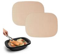 Wemfg 2 láminas para horno Thermomix TM7 Varoma, reutilizables, antiadherentes, resistentes al calor hasta 250 °C, aptas para lavavajillas