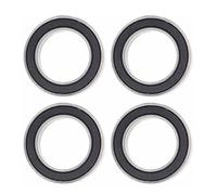 WEMOBI 4 Uds 163210-2RS rodamiento de Bolas 16 * 32 * 10mm Acero Cromado Doble Sellado 6201/16 RS rodamientos de Bicicleta for Soportes Inferiores IRD