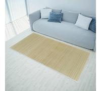WEMYUFURN Alfombra de bambú 160 x 230 cm, natural, para salón, dormitorio y oficina, varios tamaños
