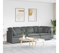 WEMYUFURN Sofá modular con marco de metal y funda textil para un elegante diseño de salón y una comodidad excepcional, asiento duradero con acolchado transpirable, estable