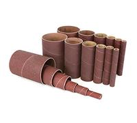 WEN 6510SPC - Mangas de lijado de husillo de grano surtido (paquete de 18)