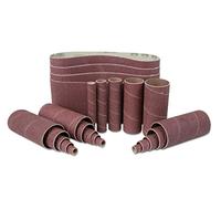 WEN 6524SP240 - Juego de papel de lija combinado de grano 240 y cinturón, paquete de 24