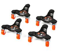 WEN DL6165 Juego de Tres Plataformas para mudanza de Muebles de 6 Pulgadas, Capacidad de 165 Libras (Paquete de 4)