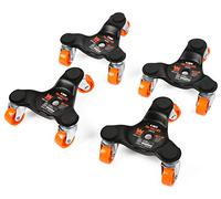 Wen DL6300 Juego de Tres Plataformas para mudanza de Muebles de 6 Pulgadas, Capacidad de 300 Libras (Paquete de 4)