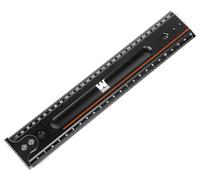 WEN Regla de medición de 12 pulgadas con tope de gancho (ME812R)