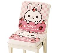 WENAUANG Alzador Silla para Niños Comer, Elevador Coche Niño, Portátil, Fácil de Limpiar, Funcionalidad Adicional Cojín del Asiento Elevador (Conejo)