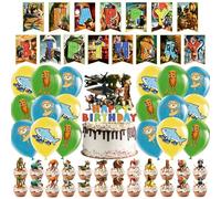 WENAUANG Decorazioni Compleanno Brainrot, Decorazione per Feste di Compleanno a Tema Tung Tung Tung Sahur, Palloncini, Happy Birthday Decorazioni per Compleanno (A)