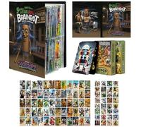 WENAUANG Italian Brainrot Cartas Set, con Un Libro di Carte con un Motivo a Forma di Figura Tung Tung Sahuar, 60 Cartas Coleccionables y 32 Pegatinas, Juego Cartas Niños, Jóvenes, Fiestas y Eventos