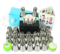 Wenburg Boquillas Manga Pastelera Profesional | 29 Piezas | Varias Mangas Pasteleras Profesionales con Boquillas | Set Boquillas Reposteria con Accesorios versátiles para Decoración de Tartas (Deluxe)