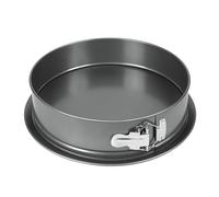 wenco Molde desmontable de 26 cm de diámetro, molde redondo de acero antiadherente, borde a prueba de fugas, 7 cm de alto, perfecto para tartas, tartas y quiches, cierre ergonómico de acero