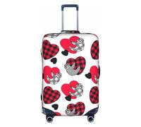 WenDang Funda protectora elástica para maleta, con estampado de perezoso, mejora la protección, se adapta a viajeros unisex, White, L