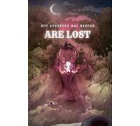 Wendigo Cryptid Notebook | Not All Who Wander Are Lost: 6x9 Checked Pages | Fantasy Creature Notebook, Journal for Teens and Adults