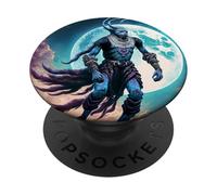 Wendigo Skinwalker in Space Illustration Graphic Design PopSockets PopGrip Adhesivo