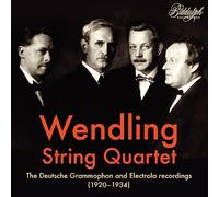Wendling String Quartet : Intégrale des enregistrements Deutsche Grammophon et Electrola, 1920-1934.