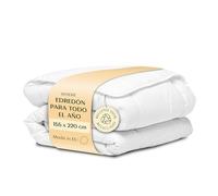 Wendre Edredón Nórdico Entretiempo 155x220 cm - Cama 90, 300 g/m² Transpirable y Ligero - Microfibra Hipoalergénica, Certificado Oeko-Tex, Fabricado en Europa