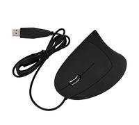 Wendry Ratón USB con Conexión a la Mano Izquierda, Ratón Vertical, Ratón Ergonómico para Juegos, Muñeca Ratón Saludable, Ratón Zurdo, Ratón Vertical con Cable