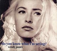 WENDY JAMES - DO YOU KNOW WHAT I'M SAYING? (CD SINGLE)