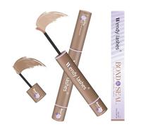 WENDY Pegamento Pestañas Postizas 12ml Marrón Lightweight Lash Bond and Seal Versión Mejorada, Suave, Secado Rápido, Duración 72h, Resistente al Agua(6ml+6ml, Bond&Seal)