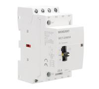 Wengart Contactor con función manual WCT-25M, AC230V 25A 4NC, para dispositivos que requieren mantenimiento frecuente o solución de problemas