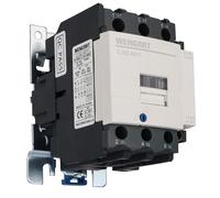 Wengart Contactor de Potencia 40A (Serie CJX2/LC1-D),Bobina de Maniobra 24V AC (CA),3 Polos + 1 NO Auxiliar, Interruptor Electromagnético para Motores Trifásicos,Bombas de Agua y Maquinaria Industrial