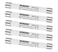 Wengart Pack de 5 Fusibles Fotovoltaicos 20A 1500V DC, 10x85 mm (Tamaño Especial Largo), Clase gPV 50kA, Protección Profesional para Inversores de String y Huertas Solares, Serie WGPV-32L