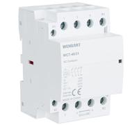 Wengart Protector de instalación 40 A 3NO1NC para técnicos solares para control de carga asíncrono de bombas de calor sin compras falsas de conductor neutro dañino con terminales macizos de 3,5 Nm y