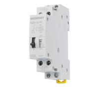 Wengart Relé de impulso WIR-16, AC230V 16A 1SPDT, para control de encendido y apagado breve de dispositivos para montaje en carril DIN, blanco
