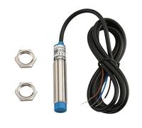 Wengart Sensor de Proximidad Inductivo M12 LJ12A3-4-Z NPN NO para Técnicos de Automatización y CNC, Detección de Metales sin Errores de Conmutación Negativa, Protección Integrada IP65