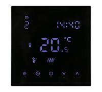 Wengart Termostato WG607,Programmazione settimanale, pulsante Touch, 230V 3A, per riscaldamento, raffreddamento e riscaldamento dell'acqua commutabili