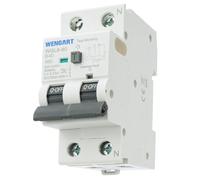Wengat WGL8-80 - Disyuntor de corriente residual tipo A, 6kA AC230V 40A 1P+N 30mA, con un solo botón, protección completa para dispositivos eléctricos