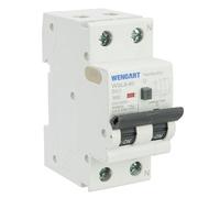 Wengat WGL8-80 Disyuntor de corriente residual tipo A, 6kA AC230V 63A 1P+N 30mA, con un solo botón, protección completa para dispositivos eléctricos