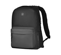 Wenger 606968 Photon 14' Water-Resistant Laptop Backpack, Padded Laptop Compartment with Lockable Zippers in Black {18 litres}
