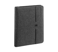 Wenger Affiliate Carpeta con Compartimento para Tableta de 10", portafolios con Organizador de Negocios, poliéster, Cuaderno A4, Mujer Hombre, Gris, 601360