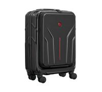 Wenger Amplix Carry-On Maleta de Carcasa rígida, Equipaje de Mano, Trolley, 36 (45) l, Compartimento para portátil y Tableta, Cierre de Seguridad, Viajes, Vacaciones, Negro, 653323