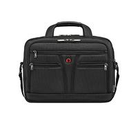 Wenger, BC Star 612268 Maletín expandible para portátil de 14 a 16 pulgadas, 18 litros, color negro, diseño suizo, mezcla de estilo y función, 612268, negro, M, utilidad, Negro -, M, Utilidad