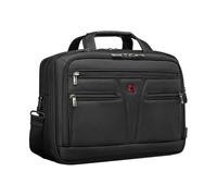 Wenger BC Star, Maletín, maletín con ruedas para portátil, notebook de hasta 16", 19 l, protección RFID, oficina, negocios, universidad escuela, negro, 612268