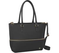Wenger Eva Funda para portátil, bolso con funda para portátil extraíble, portátil de 13 pulgadas, tableta 10 pulgadas, 10 l, mujer, oficina negocios universidad, negro, 601077