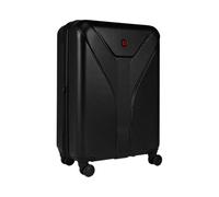 Wenger Ibex Medium Maleta de Carcasa rígida con 4 Ruedas, Trolley, Mediana, 64 (78) l, Cierre de Seguridad, Mujer, Hombre, Viajes, Vacaciones, Negro, 612040
